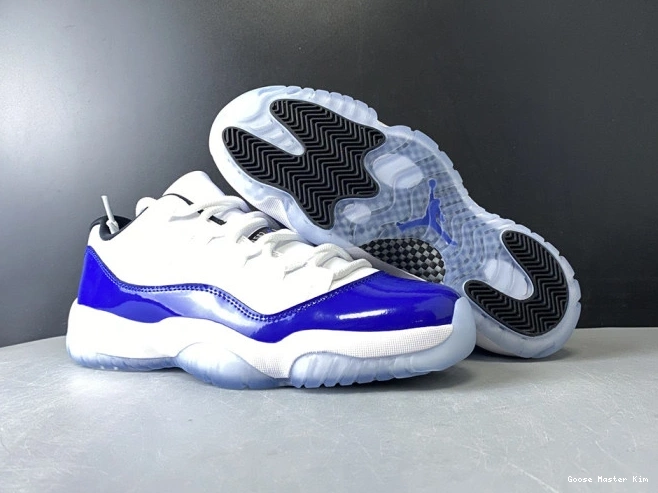 Low White Air Jordan 11 Concord AH7860-100 Retro 0821